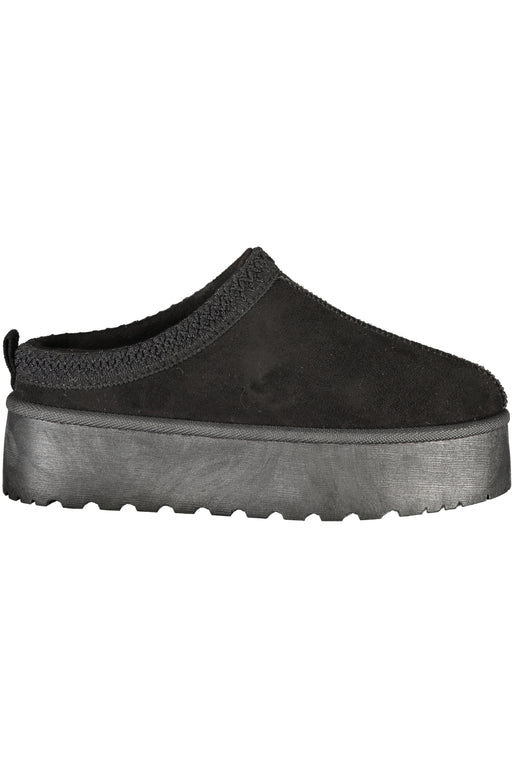 Laura Biagiotti Womens Black Winter Clog Footwear