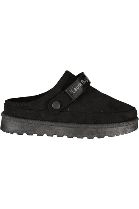 Laura Biagiotti Womens Black Winter Clog Footwear