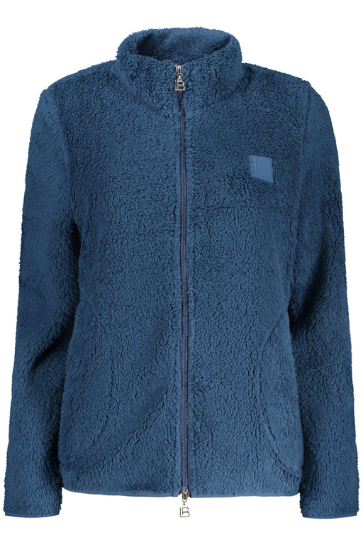 Laura Biagiotti Womens Blue Zip-Up Sweatshirt
