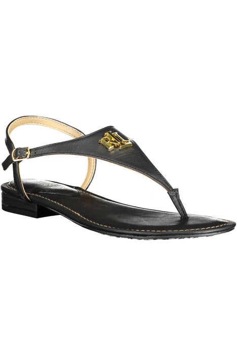 Lauren Ralph Lauren Womens Black Sandal Shoes