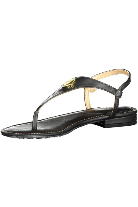 Lauren Ralph Lauren Womens Black Sandal Shoes