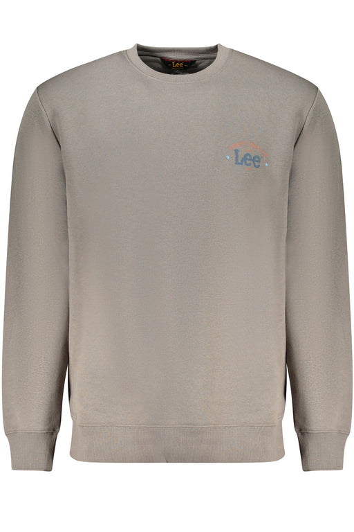 Lee Mens Zip-Up Sweatshirt Grey