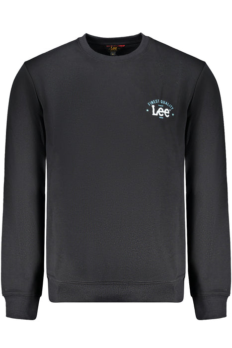 Lee Mens Black Zip-Up Sweatshirt