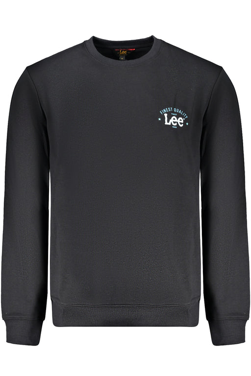 Lee Mens Black Zip-Up Sweatshirt