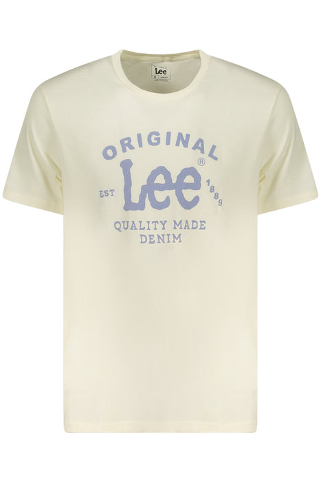 Lee Short Sleeve T-Shirt Men Beige
