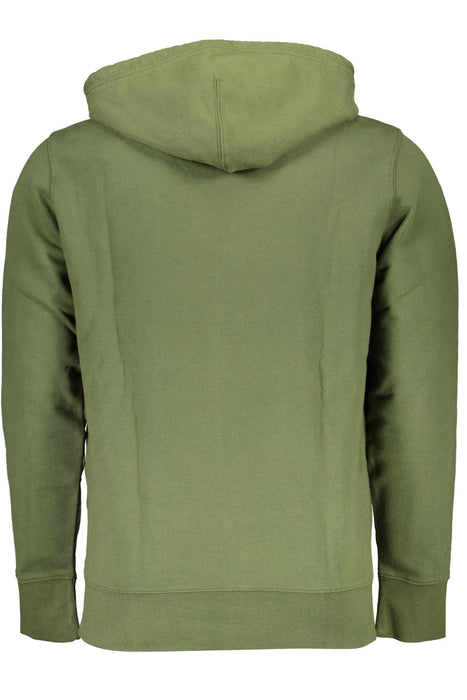 Levis Green Man Sweatshirt With Zip