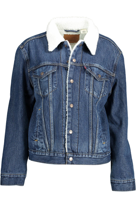 Levis Denim Jacket Women Blue