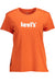 Levis Womens Short Sleeve T-Shirt Orange