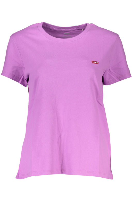Levis Purple Woman Short Sleeve T-Shirt