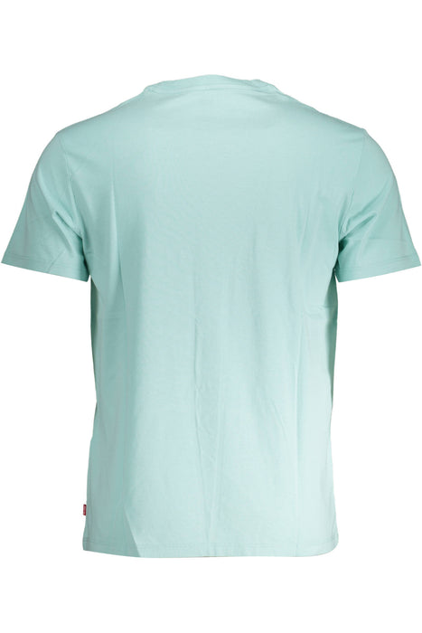Levis Light Blue Man Short Sleeve T-Shirt