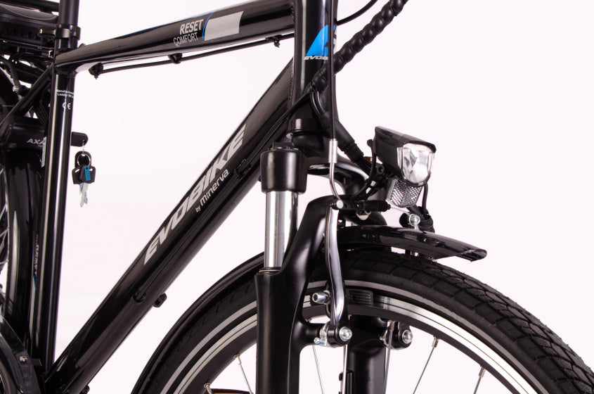 Evobike 28 Inch 53 cm Men 7SP Rim Brakes White,