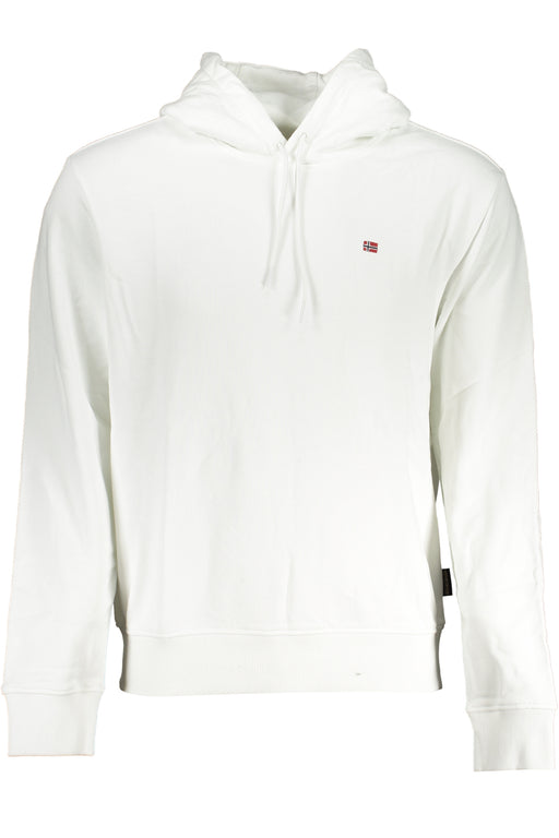 Napapijri Mens White Zip Sweatshirt