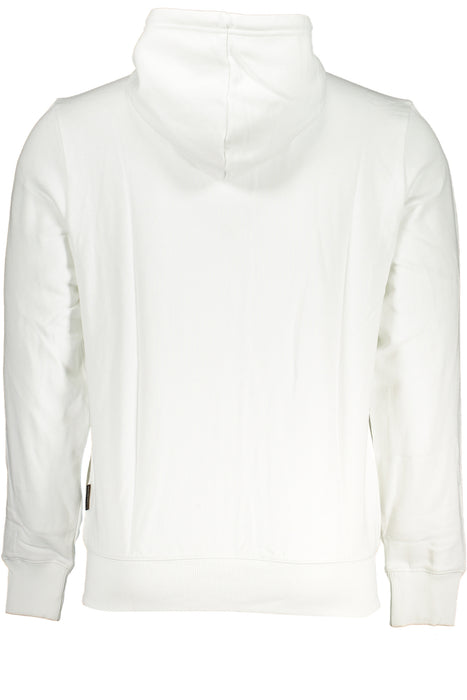Napapijri Mens White Zip Sweatshirt