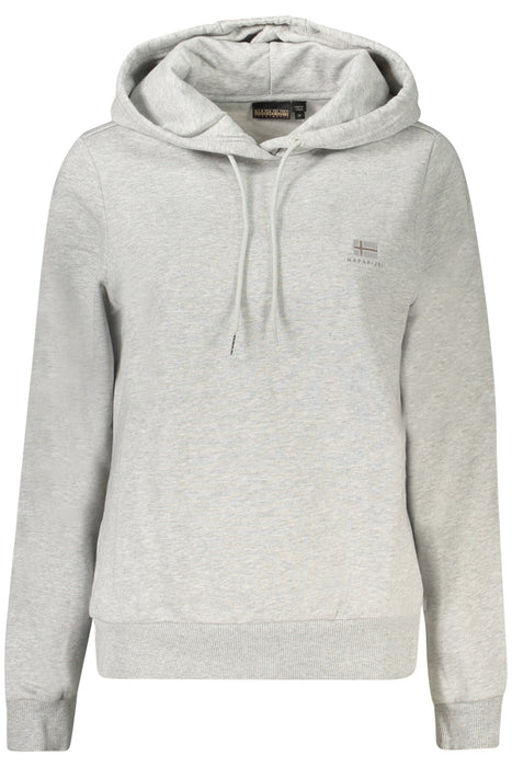 Napapijri Womens Zip-Up Sweatshirt, Grey