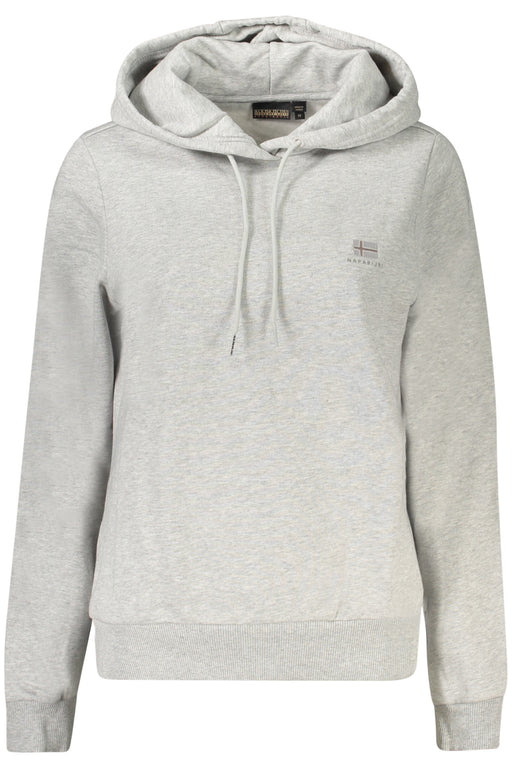 Napapijri Womens Zip-Up Sweatshirt, Grey