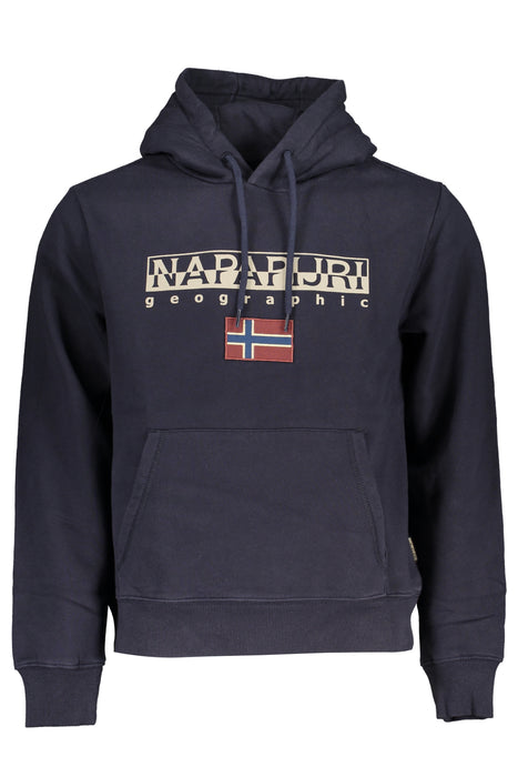 Napapijri Mens Blue Zipless Sweatshirt