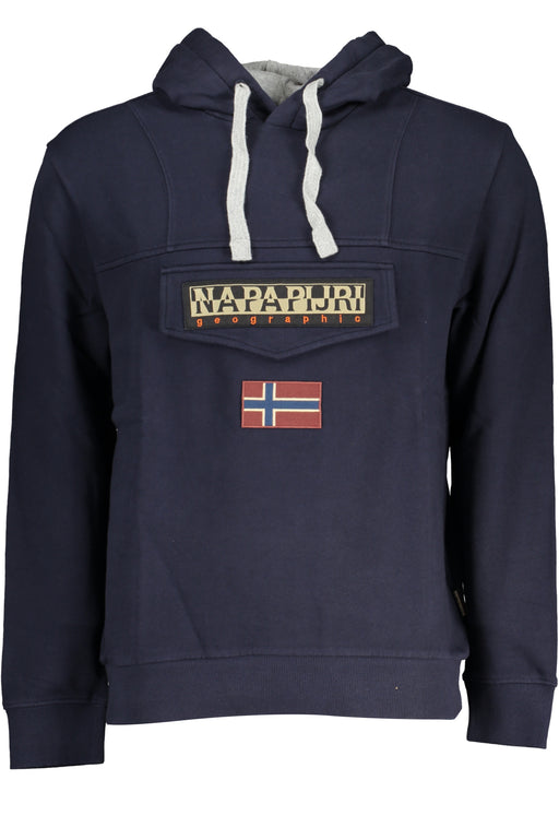 Napapijri Mens Blue Zipless Sweatshirt