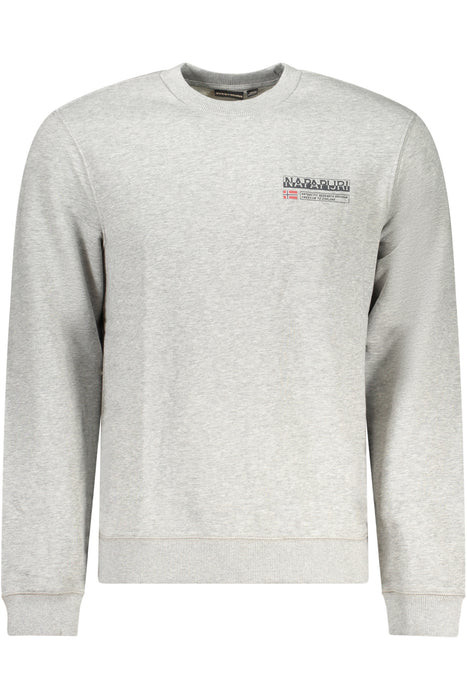 Napapijri Mens Zip-Free Sweatshirt Grey