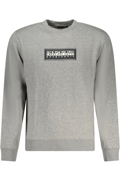 Napapijri Mens Zip-Free Sweatshirt Grey