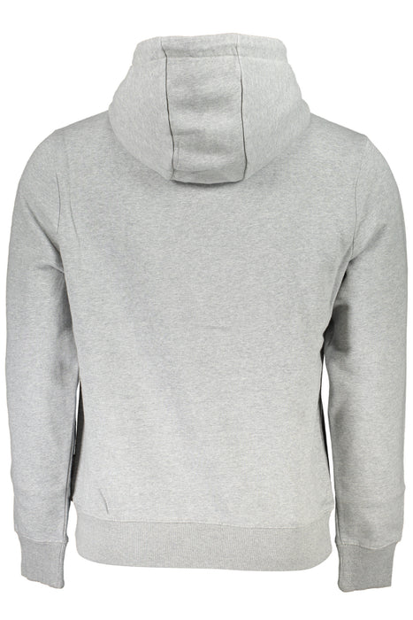 Napapijri Mens Gray Zipless Sweatshirt