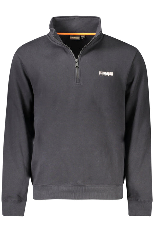 Napapijri Mens Black Zip-Up Sweatshirt