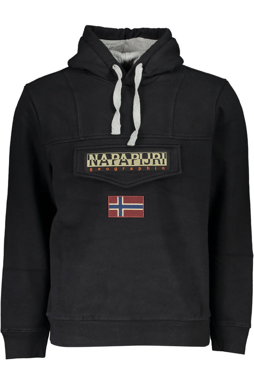 Napapijri Mens Black Zipless Sweatshirt