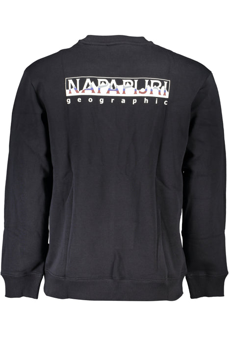 Napapijri Mens Black Zipless Sweatshirt