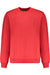 Napapijri Red Mens Zip-Less Sweatshirt