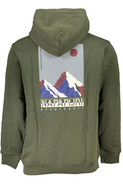 Napapijri Green Mens Zipless Sweatshirt