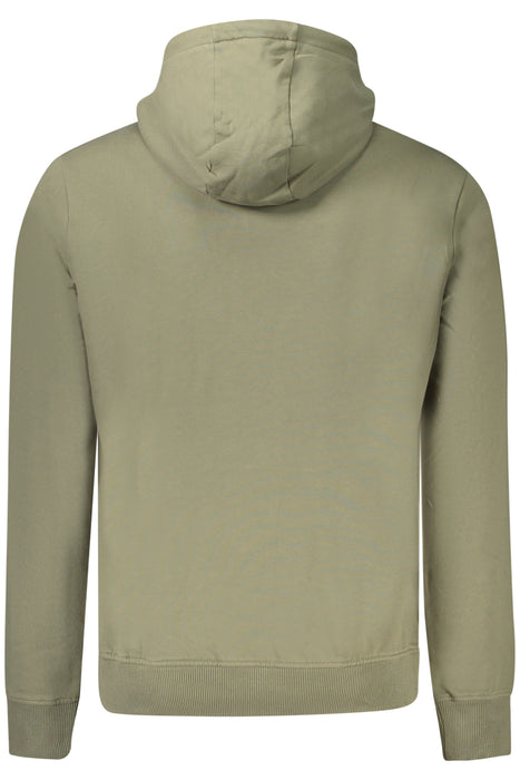 Napapijri Mens Zip-Up Sweatshirt, Green