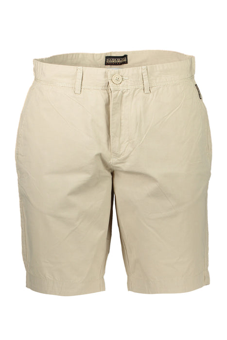 Napapijri Mens Beige Bermuda Pants