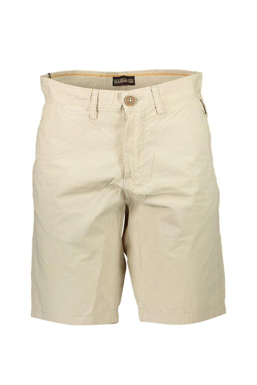 Napapijri Mens Beige Bermuda Pants