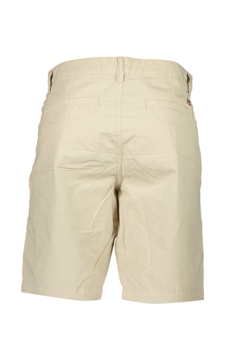 Napapijri Mens Beige Bermuda Pants