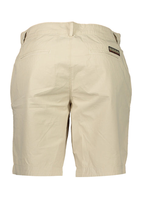 Napapijri Mens Beige Bermuda Pants