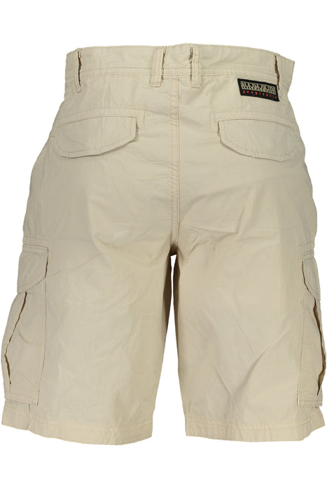 Napapijri Mens Beige Bermuda Pants