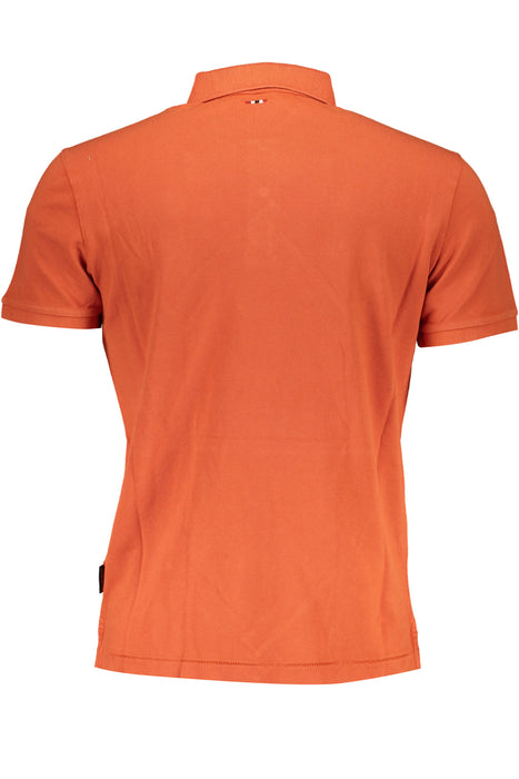 Napapijri Ανδρικό Orange Short Sleeved Polo Shirt | Αγοράστε Napapijri Online - B2Brands | , Μοντέρνο, Ποιότητα - Αγοράστε Τώρα