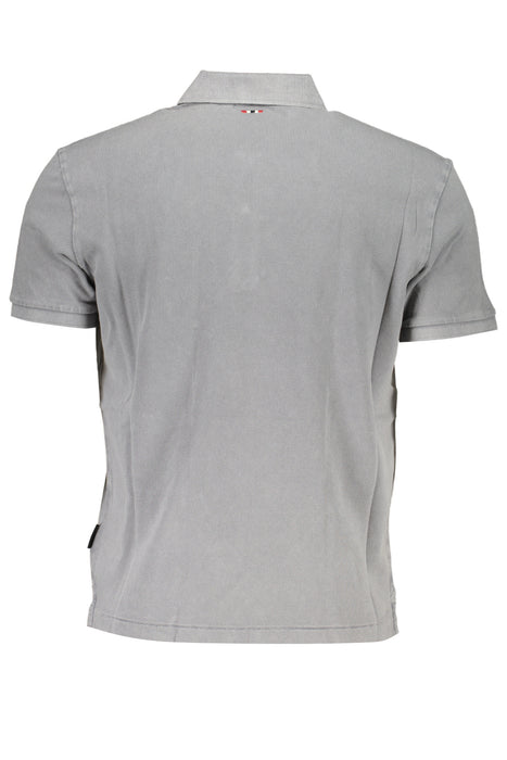 Napapijri Ανδρικό Gray Short Sleeved Polo Shirt | Αγοράστε Napapijri Online - B2Brands | , Μοντέρνο, Ποιότητα - Αγοράστε Τώρα - Αγοράστε Τώρα