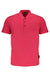 Napapijri Mens Short Sleeved Polo Shirt Pink