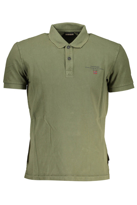 Napapijri Polo Short Sleeve Man Green