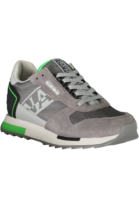 Napapijri Shoes Gray Mens Sports Shoes