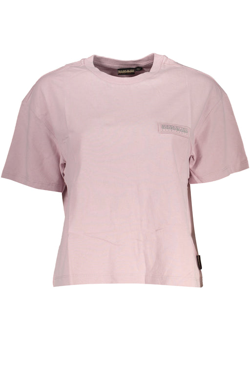 Napapijri Womens Short Sleeve T-Shirt Pink