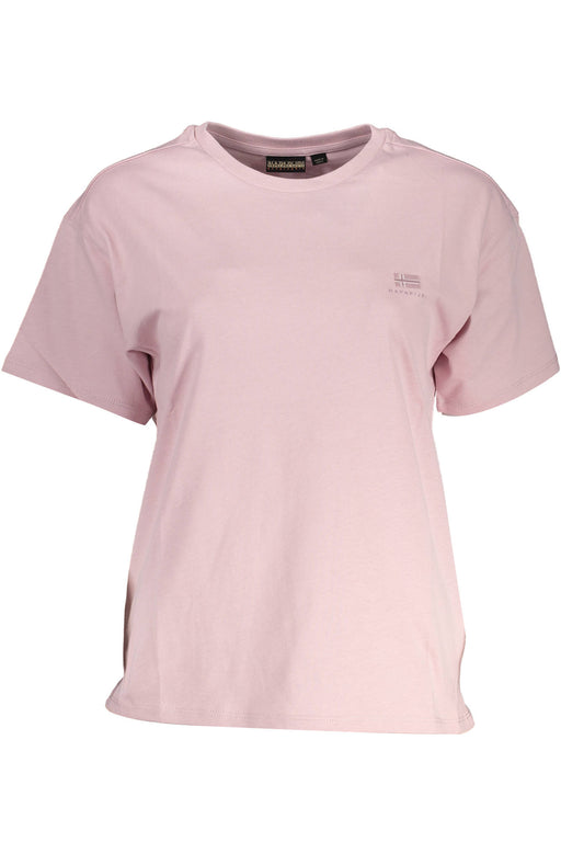 Napapijri Pink Womens Short Sleeve T-Shirt