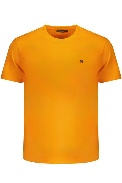 Napapijri Mens Short Sleeve T-Shirt Orange