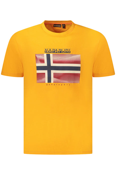 Napapijri Mens Short Sleeve T-Shirt Orange