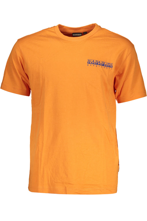 Napapijri Mens Short Sleeve T-Shirt Orange