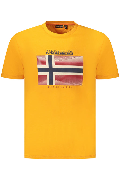 Napapijri Mens Short Sleeve T-Shirt Orange