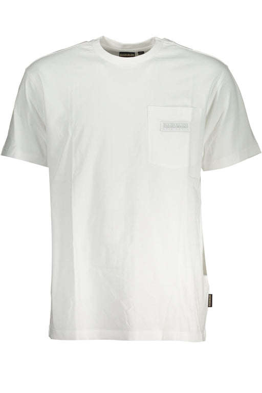 Napapijri Mens White Short Sleeve T-Shirt