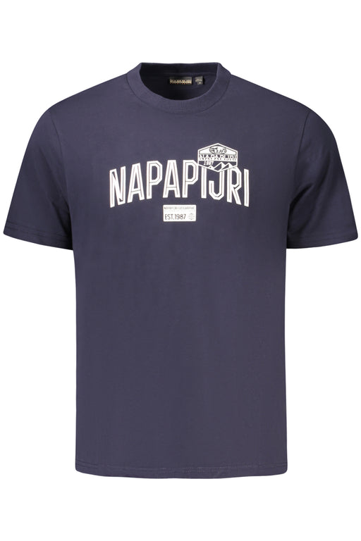 Napapijri Mens Short-Sleeved T-Shirt, Blue