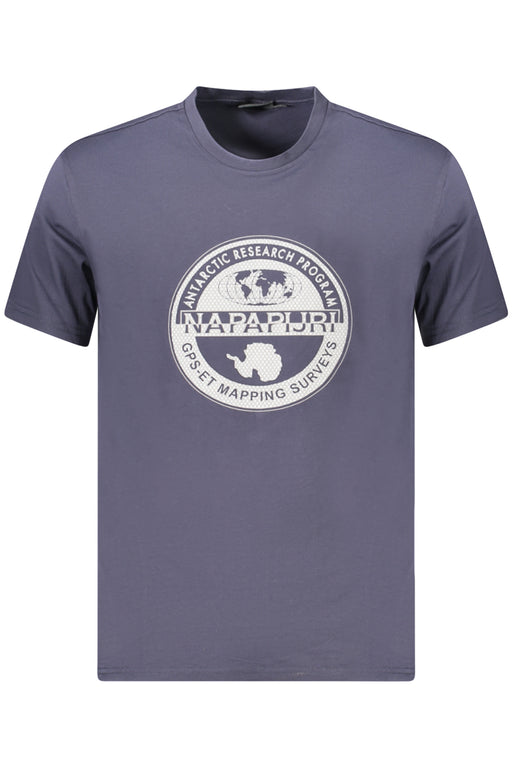 Napapijri Short Sleeve T-Shirt Men Blue