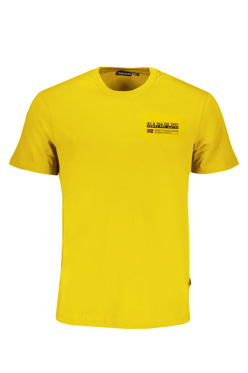 Napapijri Yellow Mens Short Sleeved T-Shirt